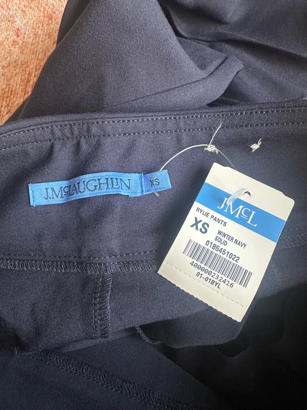 NWT J. McLaughlin Rylie pants winter navy size XS business casual office preppy - Picture 3 of 10